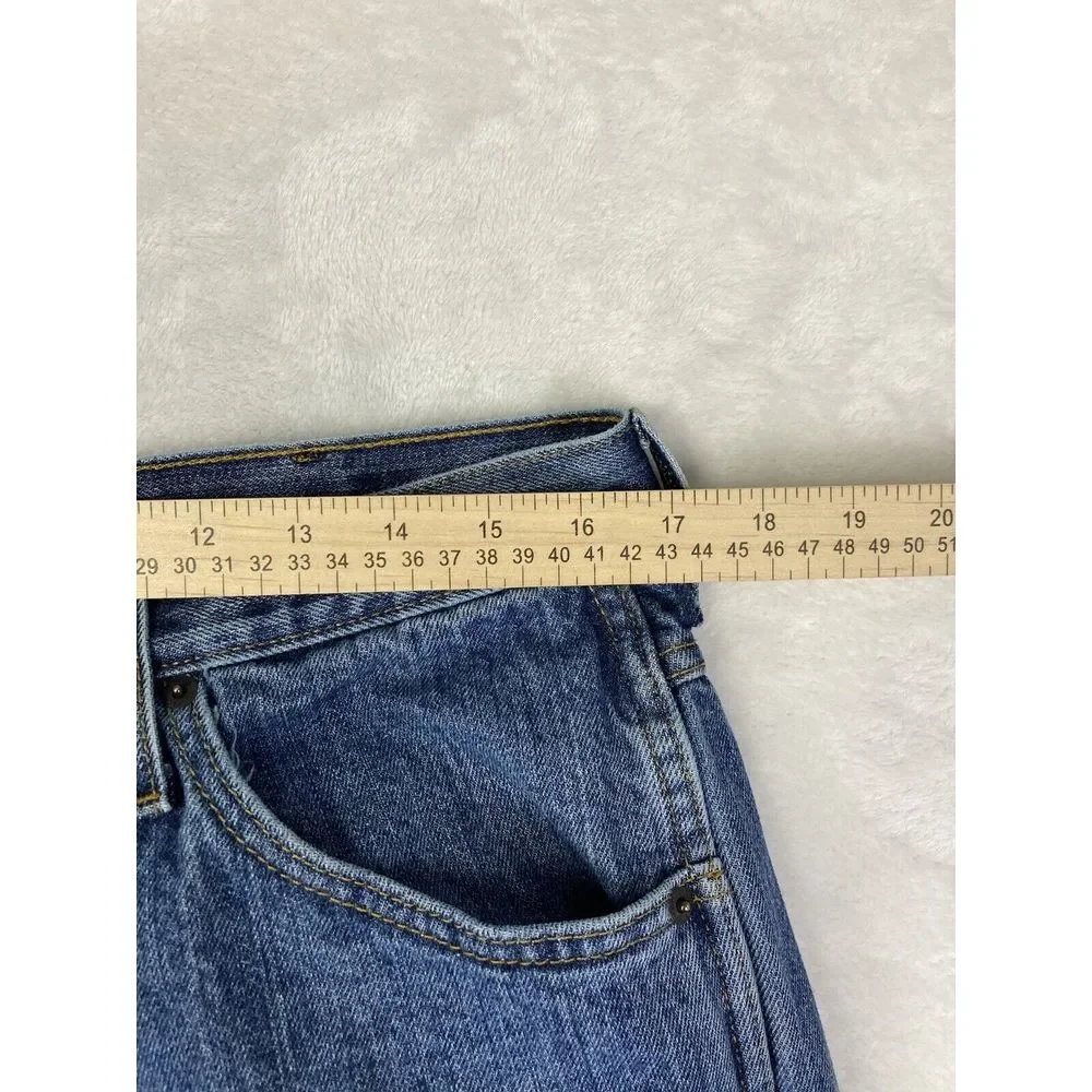 Cinch Jeans Raw Hem Short Medium Wash‎ Mens Size 34x26 (33x26 Measured)